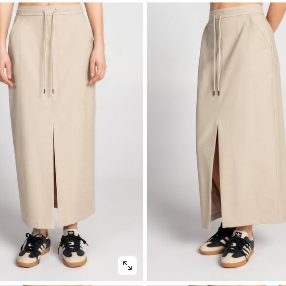 NWT Pure & Simple | Olive Madrid Maxi Skirt - Picture 3 of 17